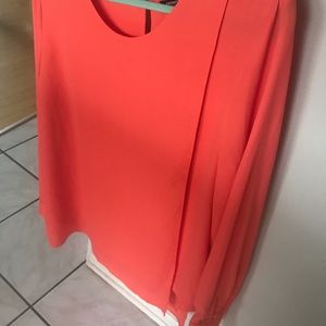 Orange blouse